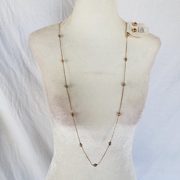 MIA COLLECTION BY KIM MIN SUN NECKLACE & EARRINGS - Picture 2 of 4